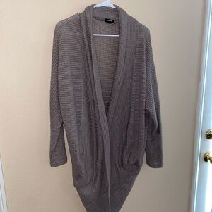 Super cute one piece y2k knitted vintage cream cardigan long sleeve cozy sweater